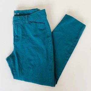 Old Navy Teal Pixie Ankle Pants Size 10
